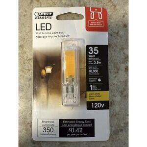 Feit Electric acre G9 LED Bulb Warm White  35 Watt Equivalence 1 Pack